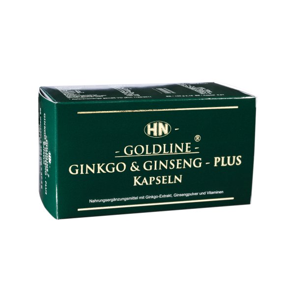 HN-Goldline Ginkgo&Ginseng-plus Kapseln - 98 St. - PZN 08000431