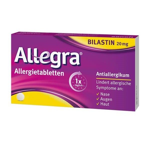 Allegra Allergietabletten 20 mg Tabletten - PZN 18113489