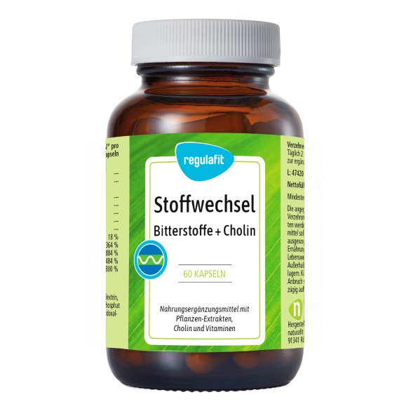 regulafit Stoffwechsel Bitterstoffe + Cholin - PZN 16908026