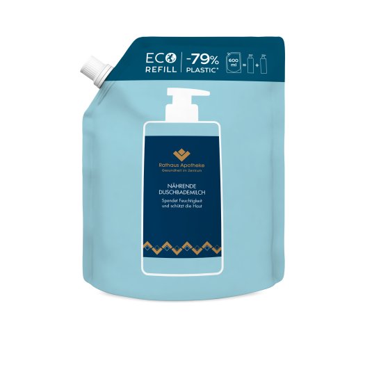 Rathaus Apotheke - Nährende Duschbademilch Refill - PZN 08000560