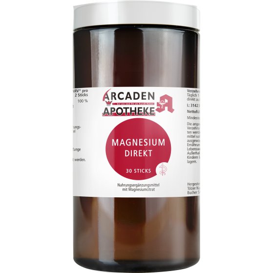 MAGNESIUM DIREKT STICKS Arcaden Apotheke - PZN 8035512