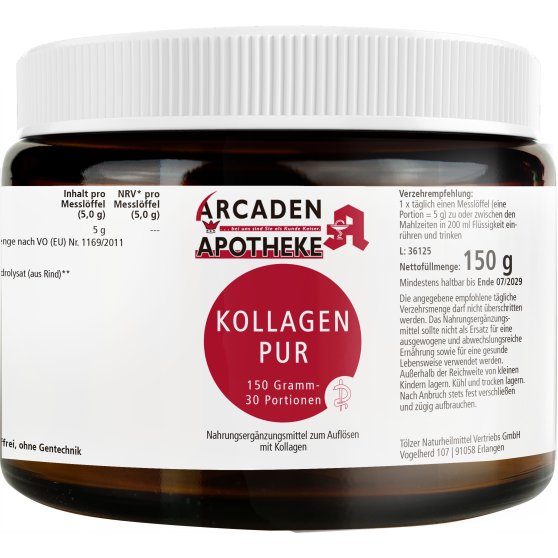 KOLLAGEN PUR Arcaden Apotheke - PZN 08035937