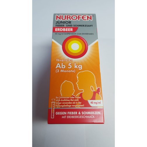 Nurofen Junior Fieber-u.Schmerzsaft Erdbe.40 mg/ml - PZN 16538233