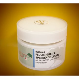 Hyaluron Feuchtigkeitsspendende Creme mit Vitamin E und IALUDEEP (leichte Textur) - PZN 8265991