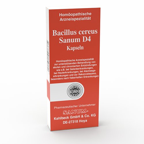 Bacillus cereus SANUM D4 (Österreich) / Latensin D4 Kapseln - PZN 08000188
