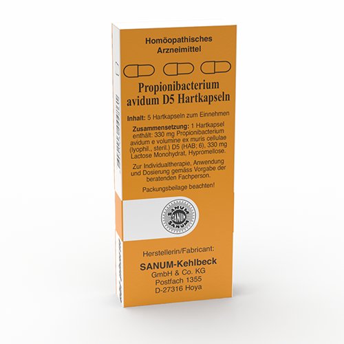 Propionibacterium avidum D5 (Schweiz) Kapseln - PZN 08000209