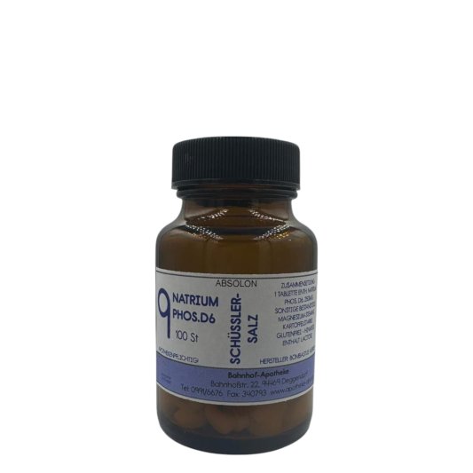 Schüssler 9: Natrium phosphoricum D6 im Glas - PZN 08028854