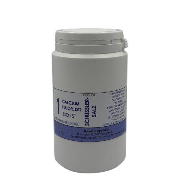 Schüssler 1: Calcium fluoratum D12 - PZN 08029109