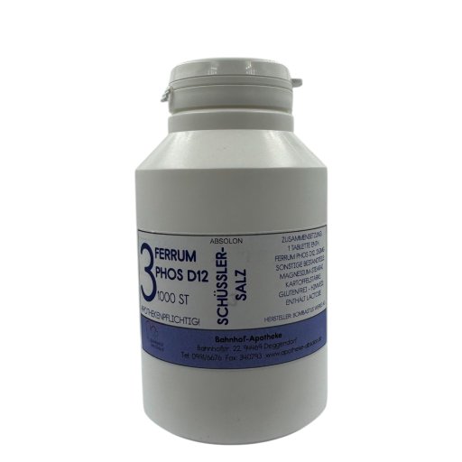 Schüssler 3: Ferrum phosphoricum D12 - PZN 08029121