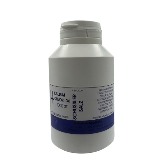 Schüssler 4: Kalium chloratum D6 - PZN 08029138