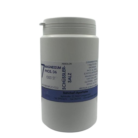Schüssler 7: Magnesium phosphoricum D6 - PZN 08029167