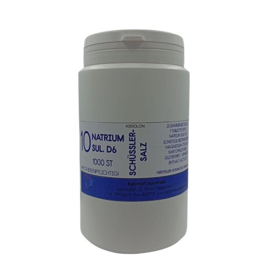 Schüssler 10: Natrium sulfuricum - PZN 08029196