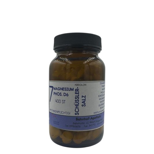 Schüssler 7: Magnesium phosphoricum D6 im Glas - PZN 08071809