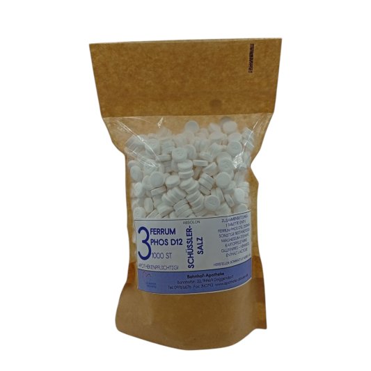 Schüssler 3: Ferrum phosphoricum D12, Nachfüllpackung - PZN 08071933