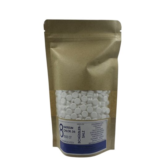 Schüssler 8: Natrium chlorarum D6, Nachfüllpackung - PZN 08072051