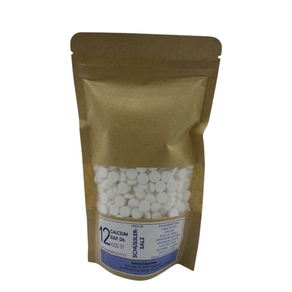 Schüssler 12: Calcium sulfuricum D6, Nachfüllpackung - PZN 08072134