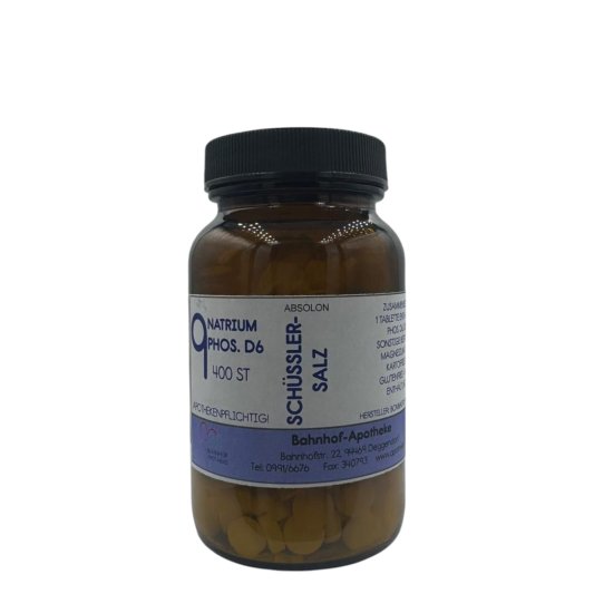 Schüssler 9: Natrium phosphoricum D6 im Glas - PZN 08072335