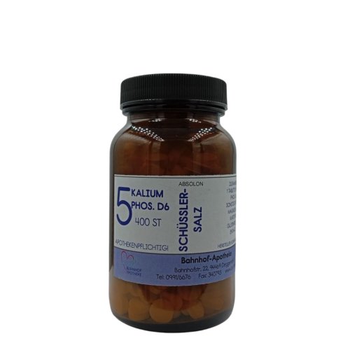 Schüssler 5: Kalium phosphoricum D6 im Glas - PZN 08072476