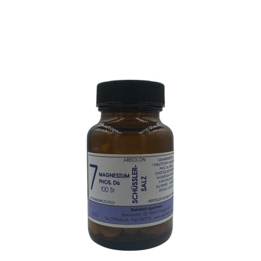 Schüssler 7: Magnesium phosphoricum D6 im Glas - PZN 08073889