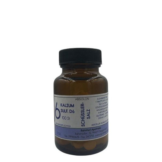 Schüssler 6: Kalium sulfuricum D6 im Glas - PZN 08075434