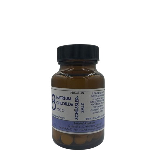 Schüssler 8: Natrium chloratum D6 im Glas - PZN 08075440