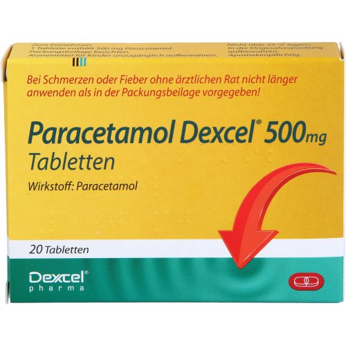 Paracetamol Dexcel 500 mg Tabletten - PZN 18311203
