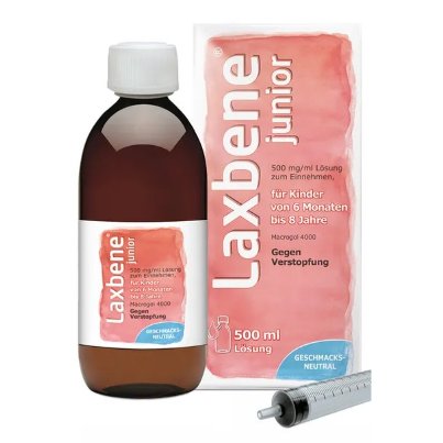 Laxbene junior 500 mg/ml Lösung z.Einn.Kdr.6M-8J - PZN 17820227