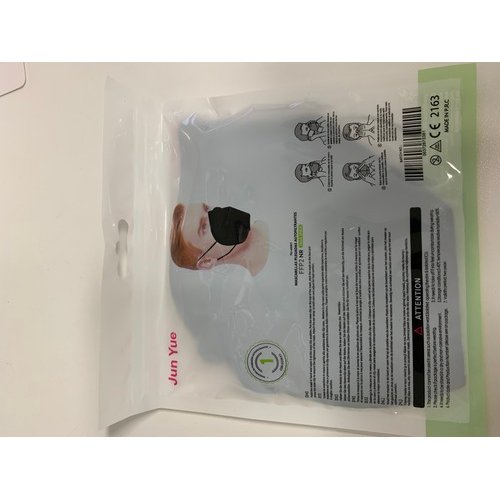 FFP2 Atemschutzmaske schwarz CE 2163 - PZN 08170498