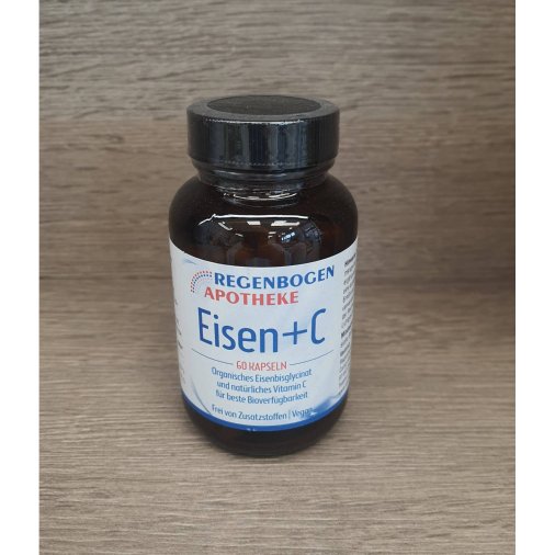Eisen+C Kapseln Regenbogen Apotheke - PZN 08036983