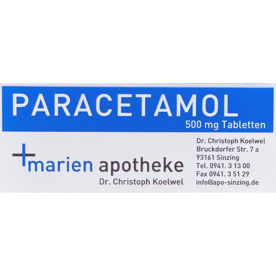 Paracetamol Marien Apotheke 500 mg - PZN 12472365