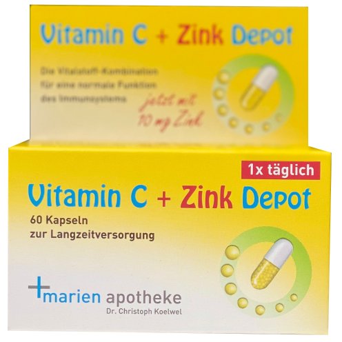 Vitamin C+ Zink Depot Marien Apotheke - PZN 08026329