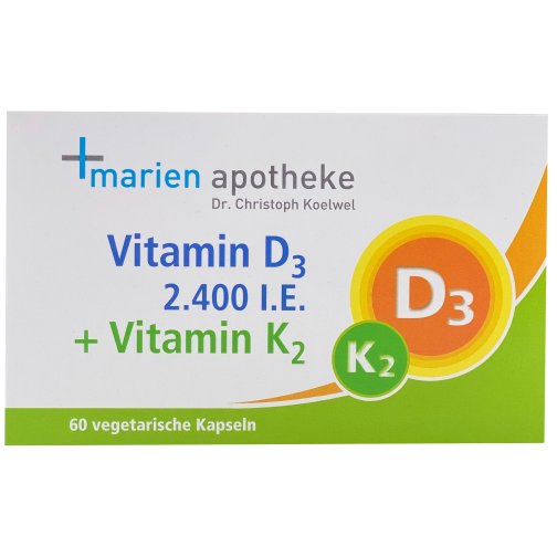Vitamin D3+ Vitamin K2 Marien Apotheke - PZN 08136324